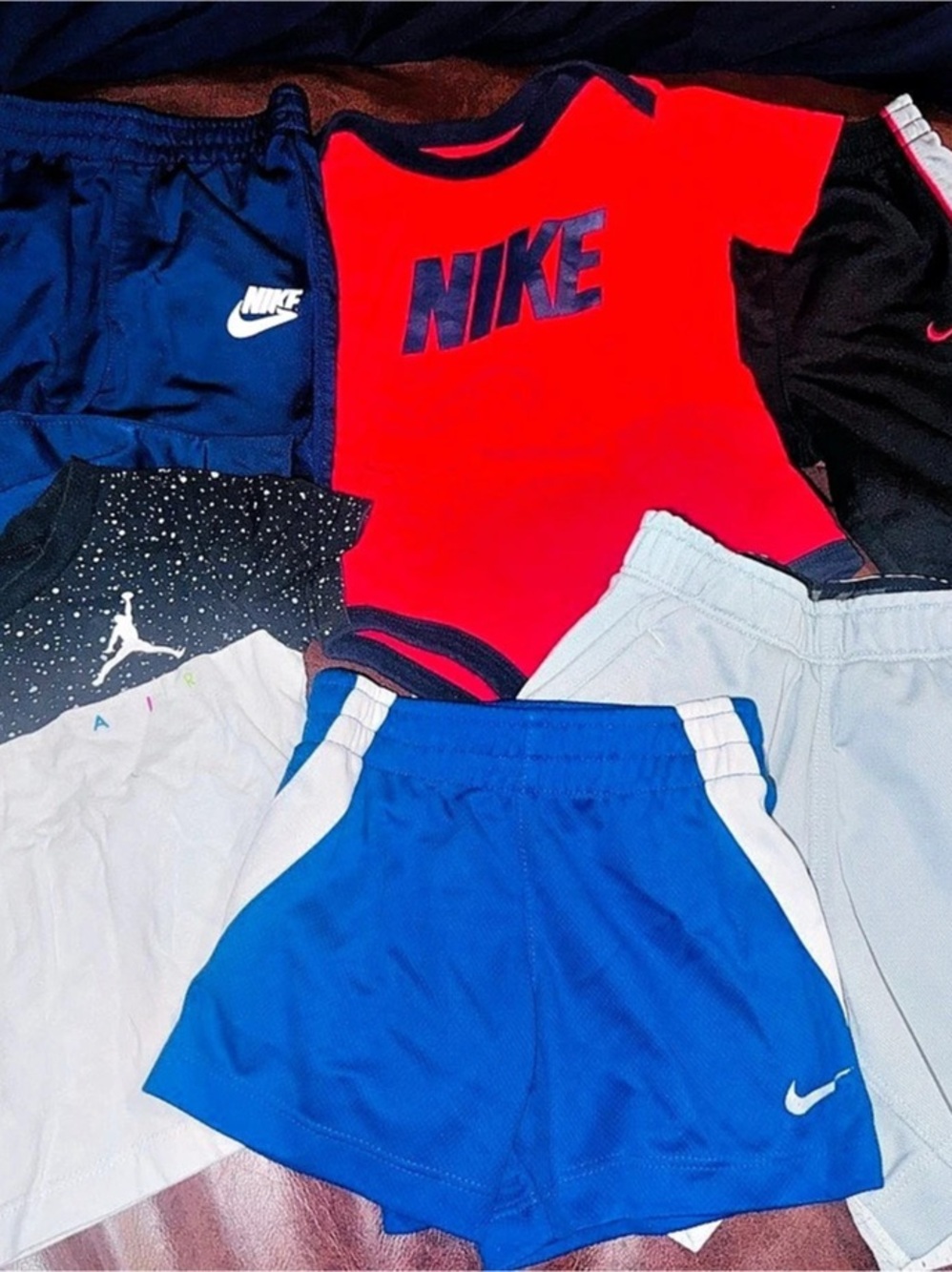 12M Nike Kids Athletic Clothing Lot in Blue & Red